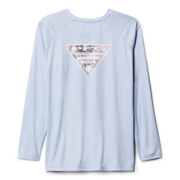 Columbia Sweater Dames, Tidal PFG Printed Triangle Long Sleeve Plus Size Grijs, 39GVTHCYK